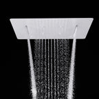 MAXTOR 480x590mm 3-Function Rain + Mist Spray + Dual Waterfall Ceiling Shower Head-SHF034859