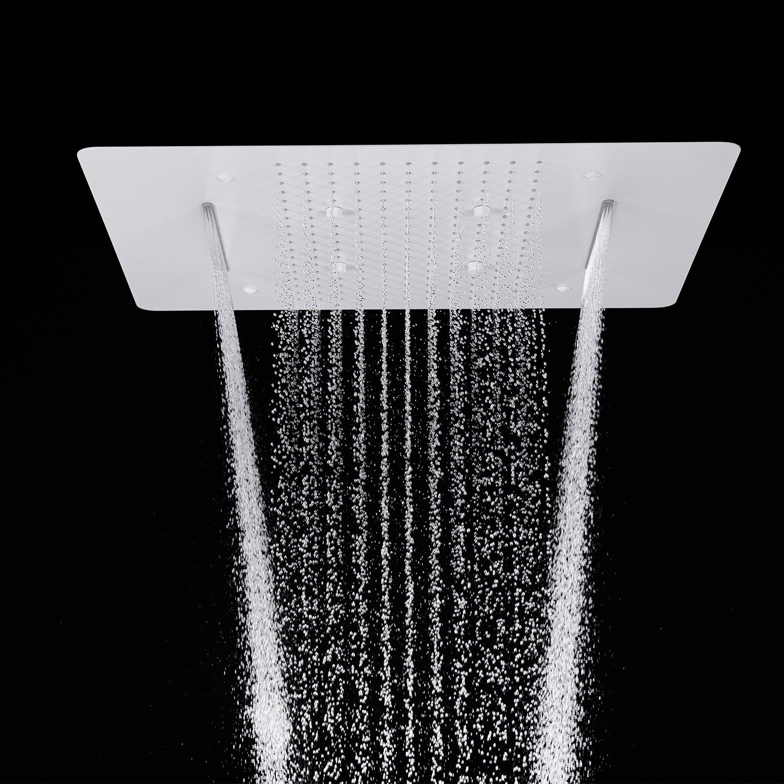 MAXTOR 480x590mm 3-Function Rain + Mist Spray + Dual Waterfall Ceiling Shower Head-SHF034859