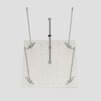 500x500mm Dual-Function Rain & Waterfall Ceiling Shower Head – SUS304 -SHF2002