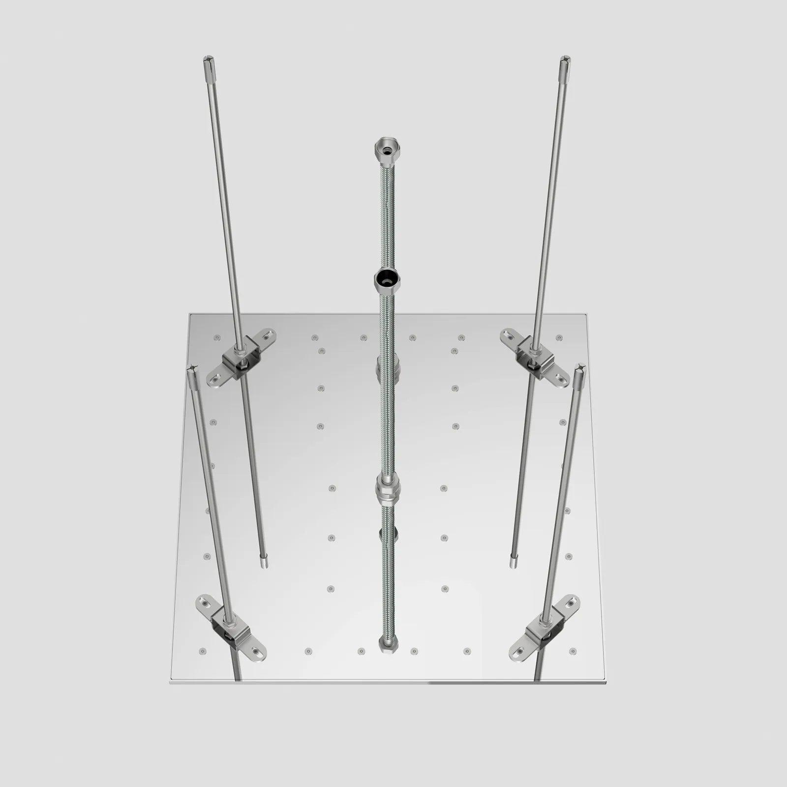 500x500mm Dual-Function Rain & Waterfall Ceiling Shower Head – SUS304 -SHF2002