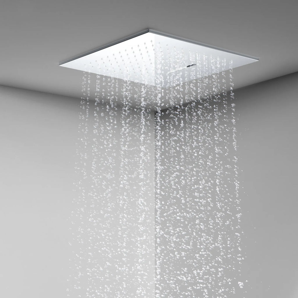 500x500mm Dual-Function Rain & Waterfall Ceiling Shower Head – SUS304 -SHF2002