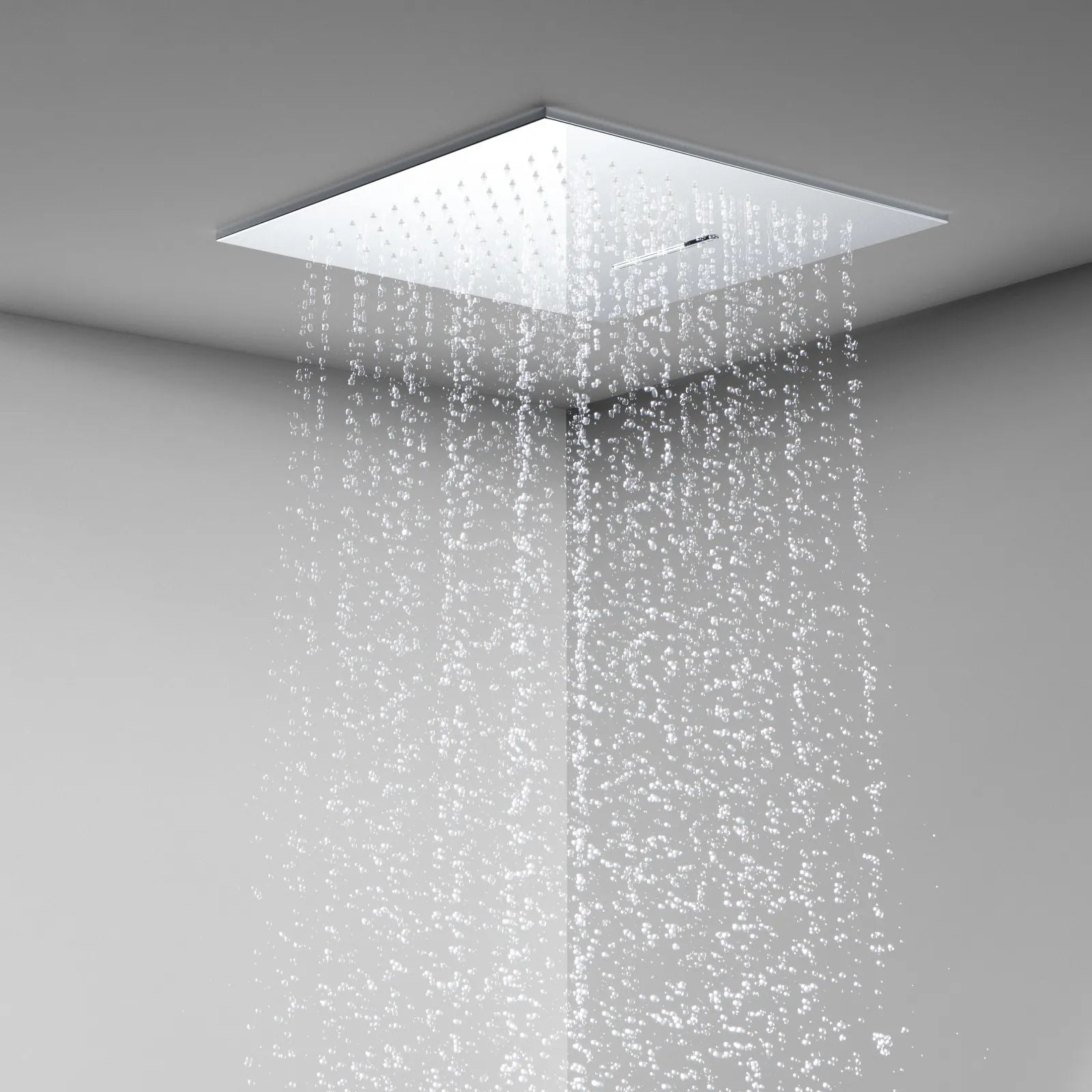 500x500mm Dual-Function Rain & Waterfall Ceiling Shower Head – SUS304 -SHF2002
