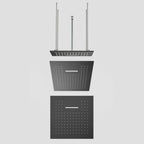 500x500mm Dual-Function Rain & Waterfall Ceiling Shower Head – SUS304 -SHF2002 Matte Black
