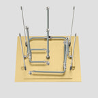 MAXTOR 500x500mm 3-Function Rain + Dual Waterfall + Water Column Ceiling Shower Head-SHF2003