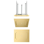 MAXTOR 500x500mm 3-Function Rain + Dual Waterfall + Water Column Ceiling Shower Head-SHF2003