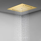 MAXTOR 500x500mm 3-Function Rain + Dual Waterfall + Water Column Ceiling Shower Head-SHF2003