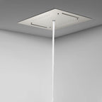 MAXTOR 500x500mm 3-Function Rain + Dual Waterfall + Water Column Ceiling Shower Head-SHF2003