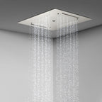 MAXTOR 500x500mm 3-Function Rain + Dual Waterfall + Water Column Ceiling Shower Head-SHF2003
