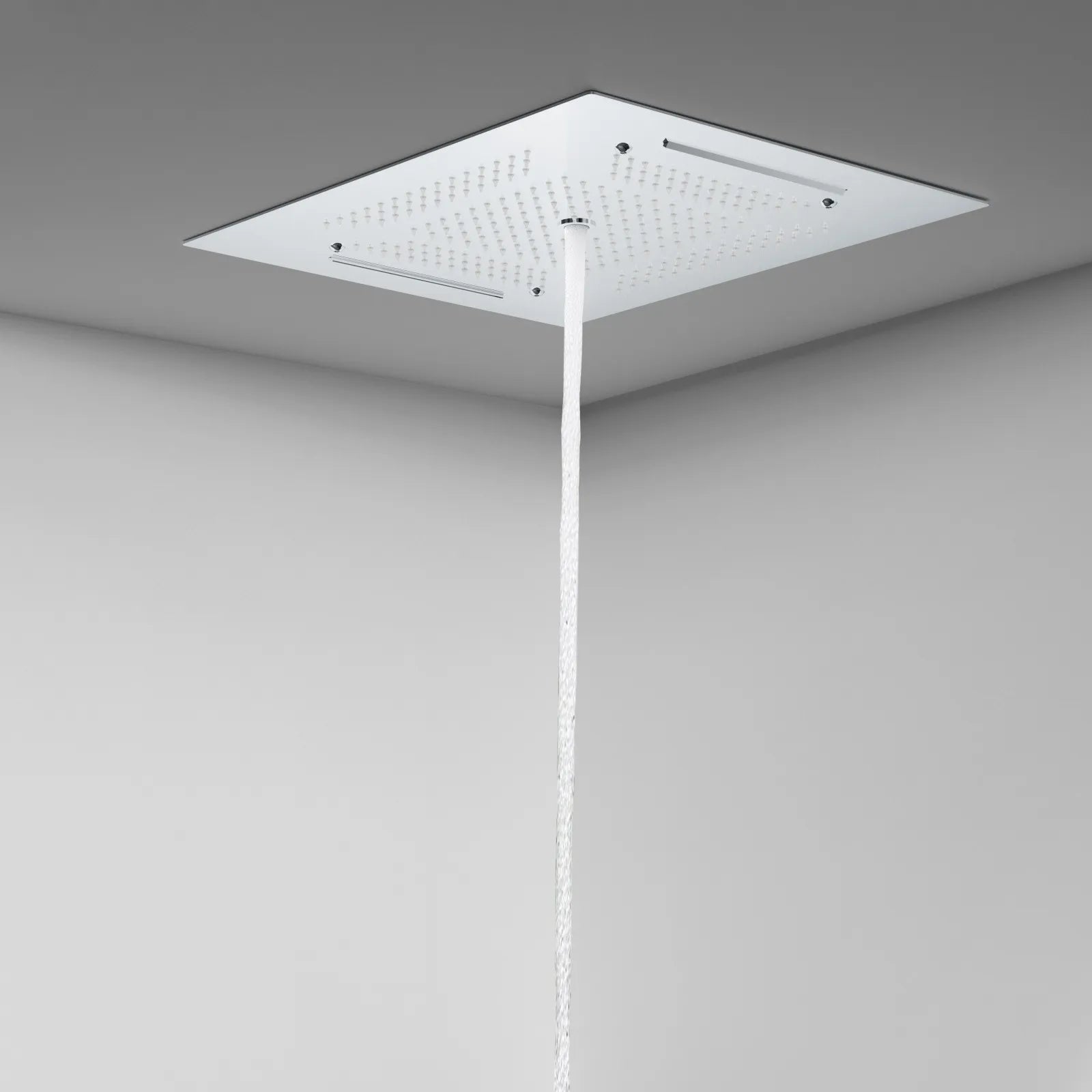 MAXTOR 500x500mm 3-Function Rain + Dual Waterfall + Water Column Ceiling Shower Head-SHF2003