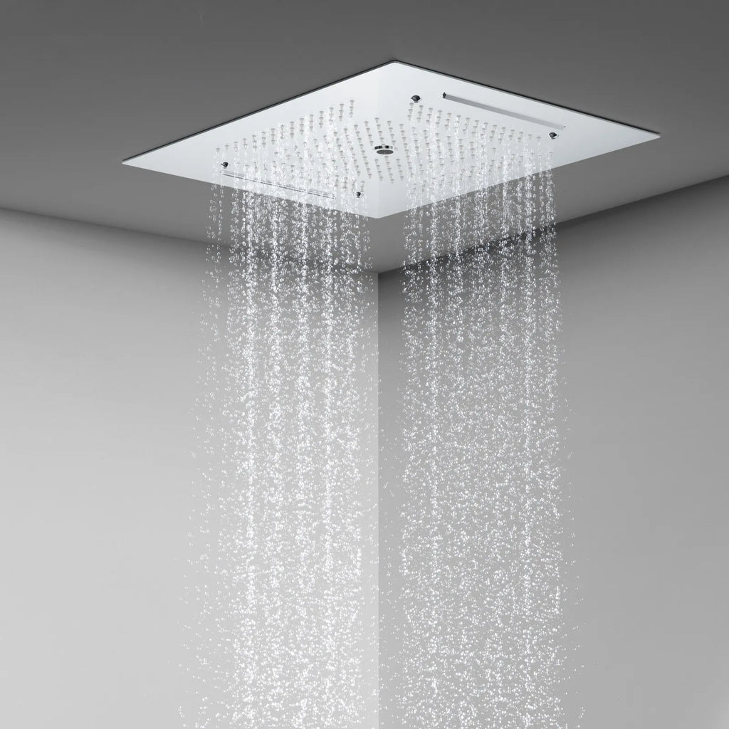 MAXTOR 500x500mm 3-Function Rain + Dual Waterfall + Water Column Ceiling Shower Head-SHF2003