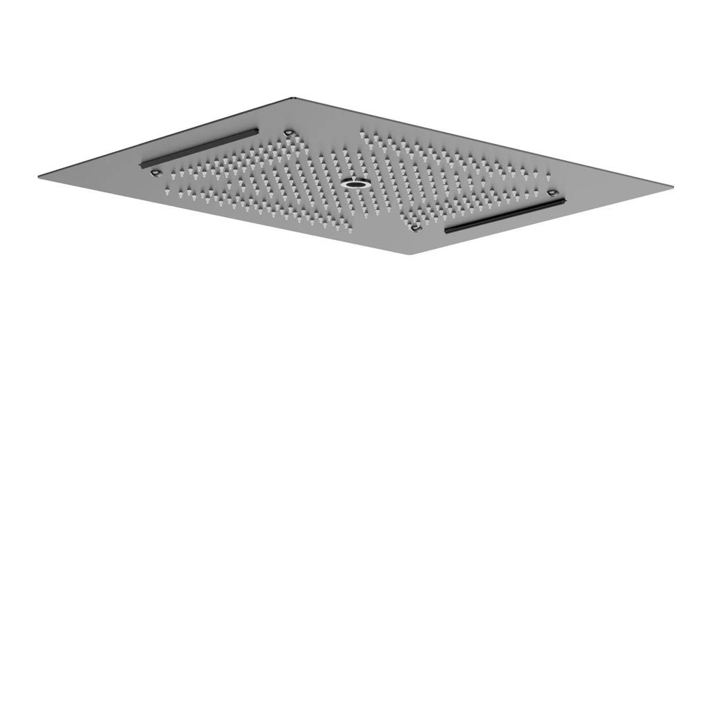 MAXTOR 500x500mm 3-Function Rain + Dual Waterfall + Water Column Ceiling Shower Head-SHF2003