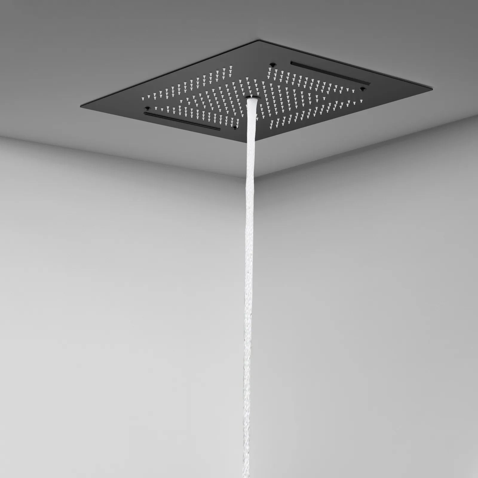 MAXTOR 500x500mm 3-Function Rain + Dual Waterfall + Water Column Ceiling Shower Head-SHF2003