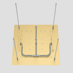 MAXTOR 500x500mm 2-Function Rain & Dual Waterfall Ceiling Shower Head-SHF2012