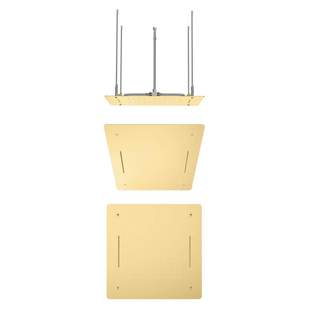 MAXTOR 500x500mm 2-Function Rain & Dual Waterfall Ceiling Shower Head-SHF2012