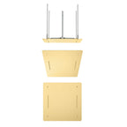 MAXTOR 500x500mm 2-Function Rain & Dual Waterfall Ceiling Shower Head-SHF2012