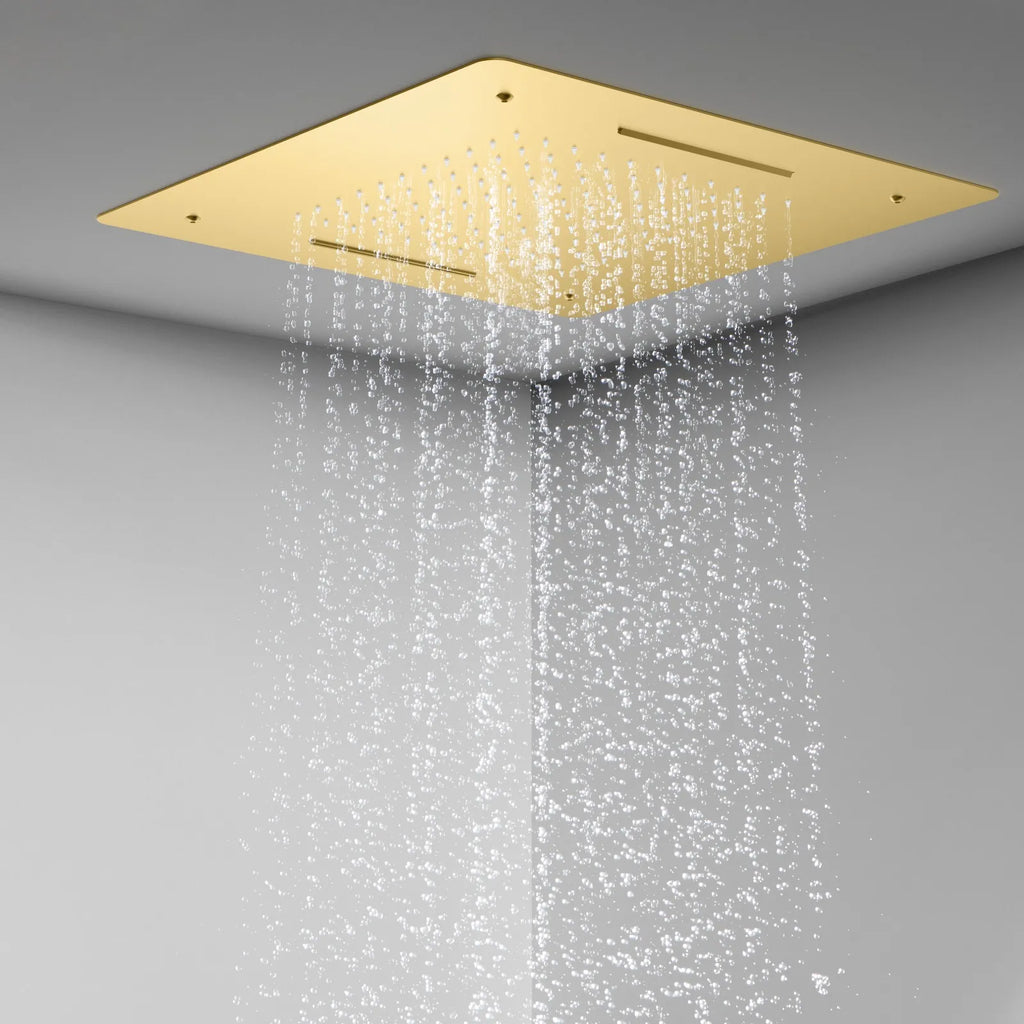 MAXTOR 500x500mm 2-Function Rain & Dual Waterfall Ceiling Shower Head-SHF2012
