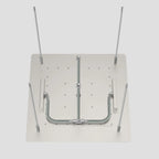 MAXTOR 500x500mm 2-Function Rain & Dual Waterfall Ceiling Shower Head-SHF2012