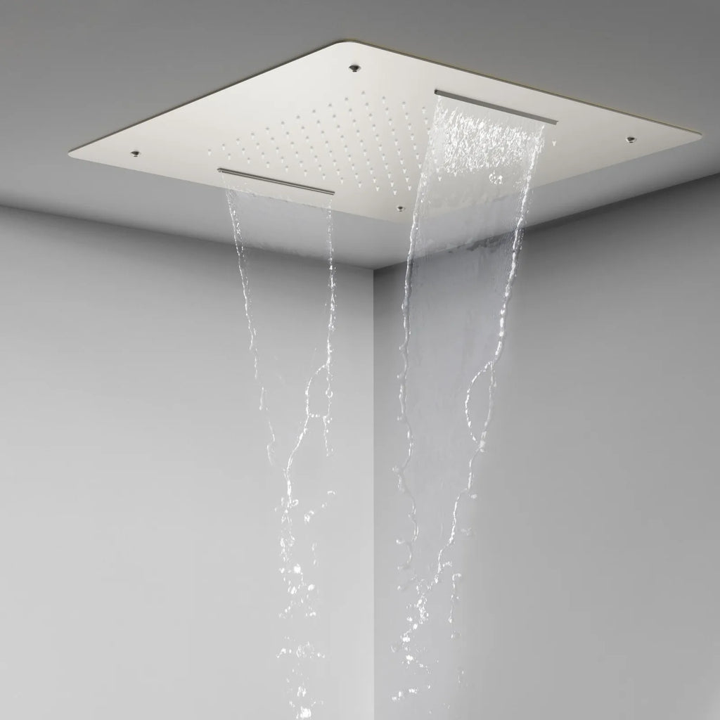 MAXTOR 500x500mm 2-Function Rain & Dual Waterfall Ceiling Shower Head-SHF2012