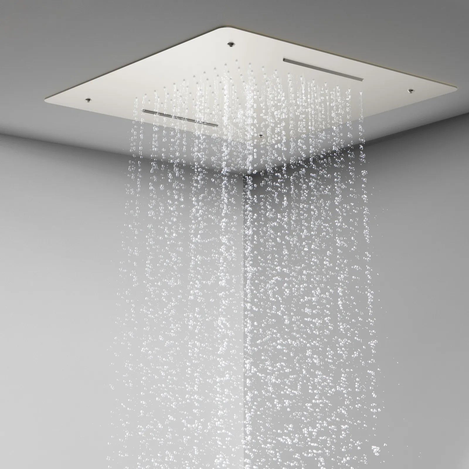 MAXTOR 500x500mm 2-Function Rain & Dual Waterfall Ceiling Shower Head-SHF2012