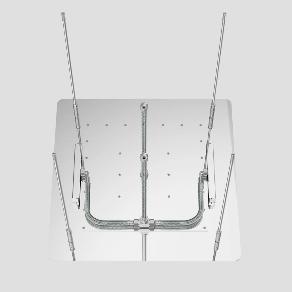 MAXTOR 500x500mm 2-Function Rain & Dual Waterfall Ceiling Shower Head-SHF2012