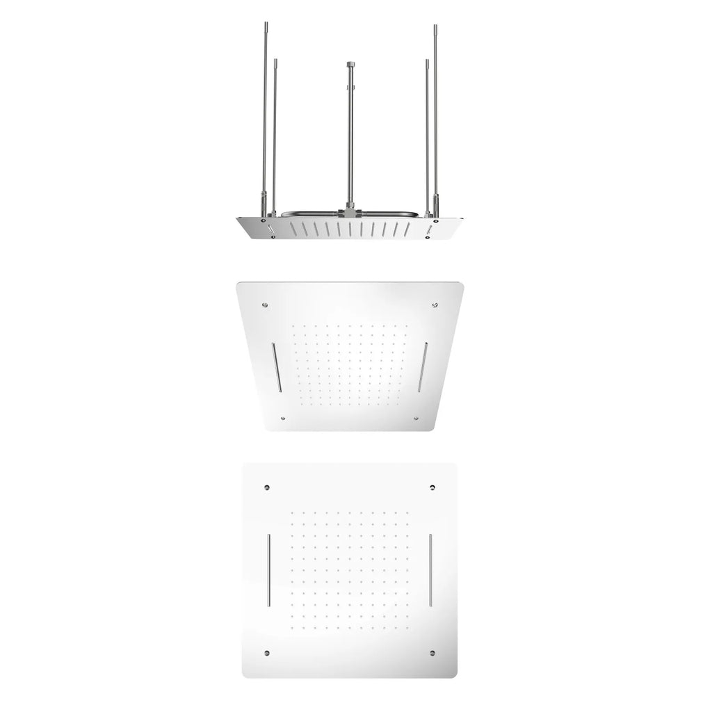 MAXTOR 500x500mm 2-Function Rain & Dual Waterfall Ceiling Shower Head-SHF2012