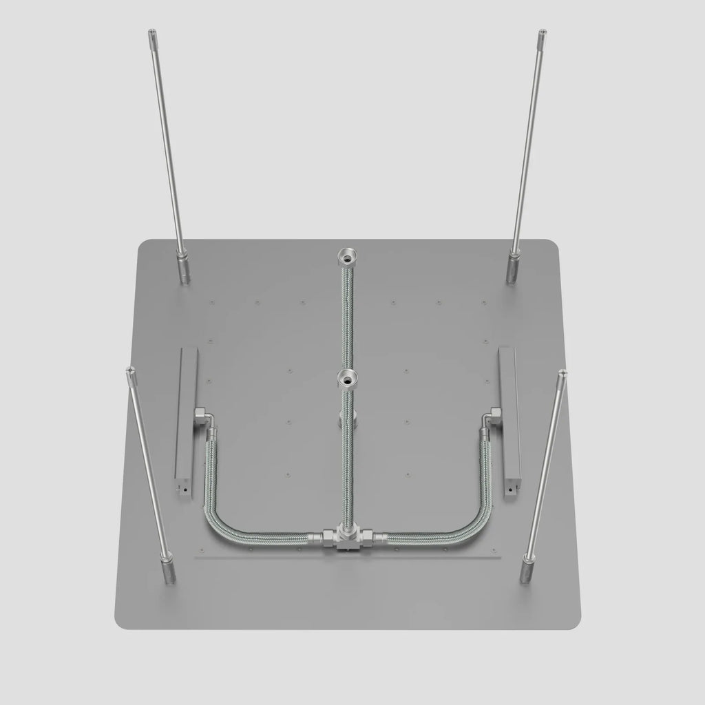 MAXTOR 500x500mm 2-Function Rain & Dual Waterfall Ceiling Shower Head-SHF2012