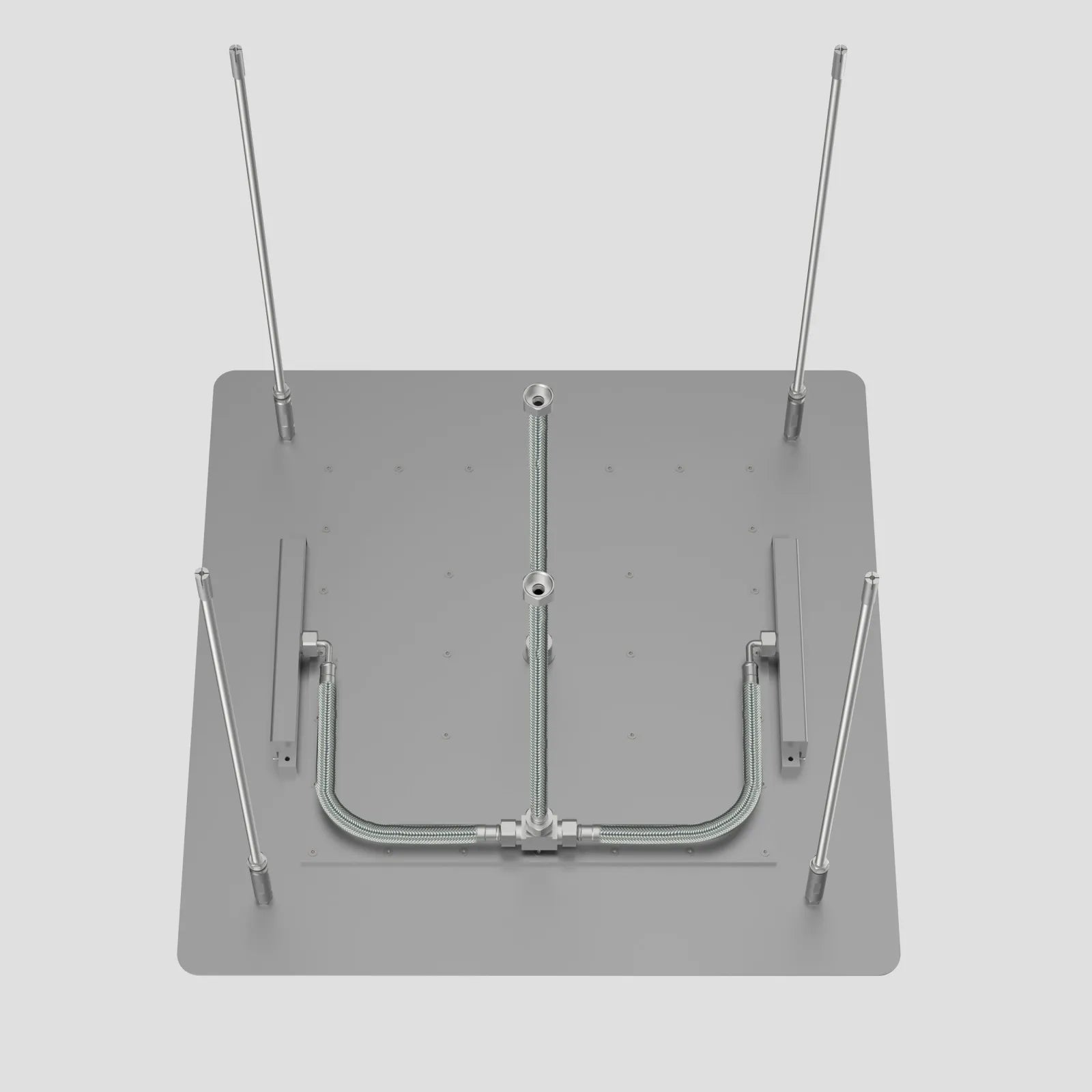 MAXTOR 500x500mm 2-Function Rain & Dual Waterfall Ceiling Shower Head-SHF2012