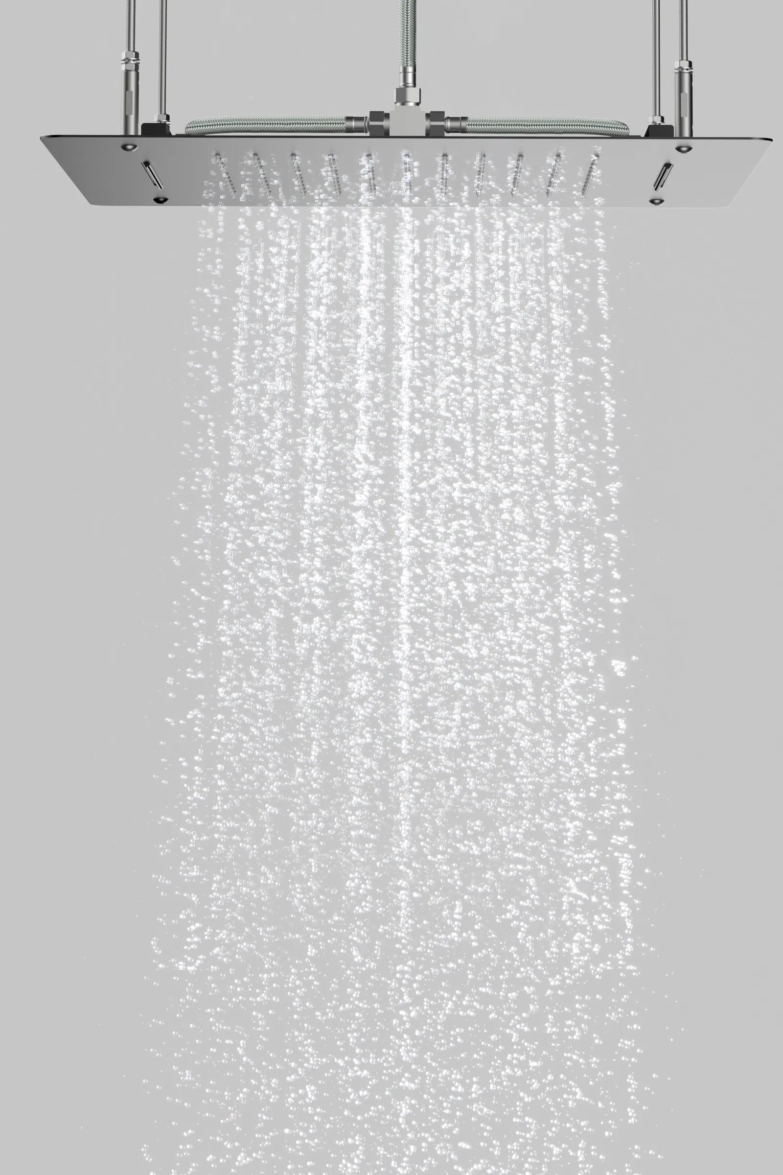 MAXTOR 500x500mm 2-Function Rain & Dual Waterfall Ceiling Shower Head-SHF2012