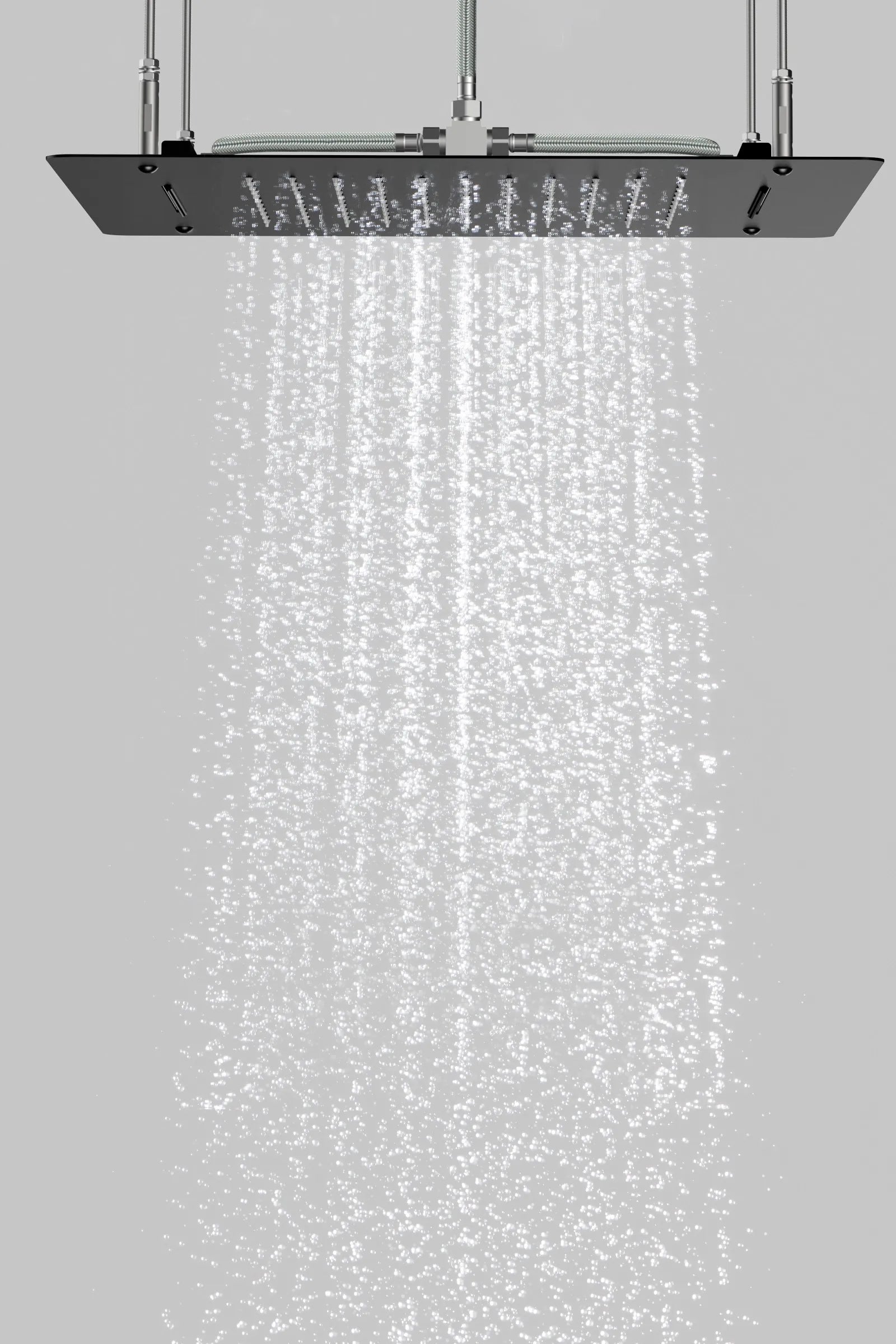 MAXTOR 500x500mm 2-Function Rain & Dual Waterfall Ceiling Shower Head-SHF2012