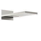 MAXTOR SHG2202 550x230mm 2-Function Wall-Mounted Rain & Waterfall Shower Head Brushed Nickel