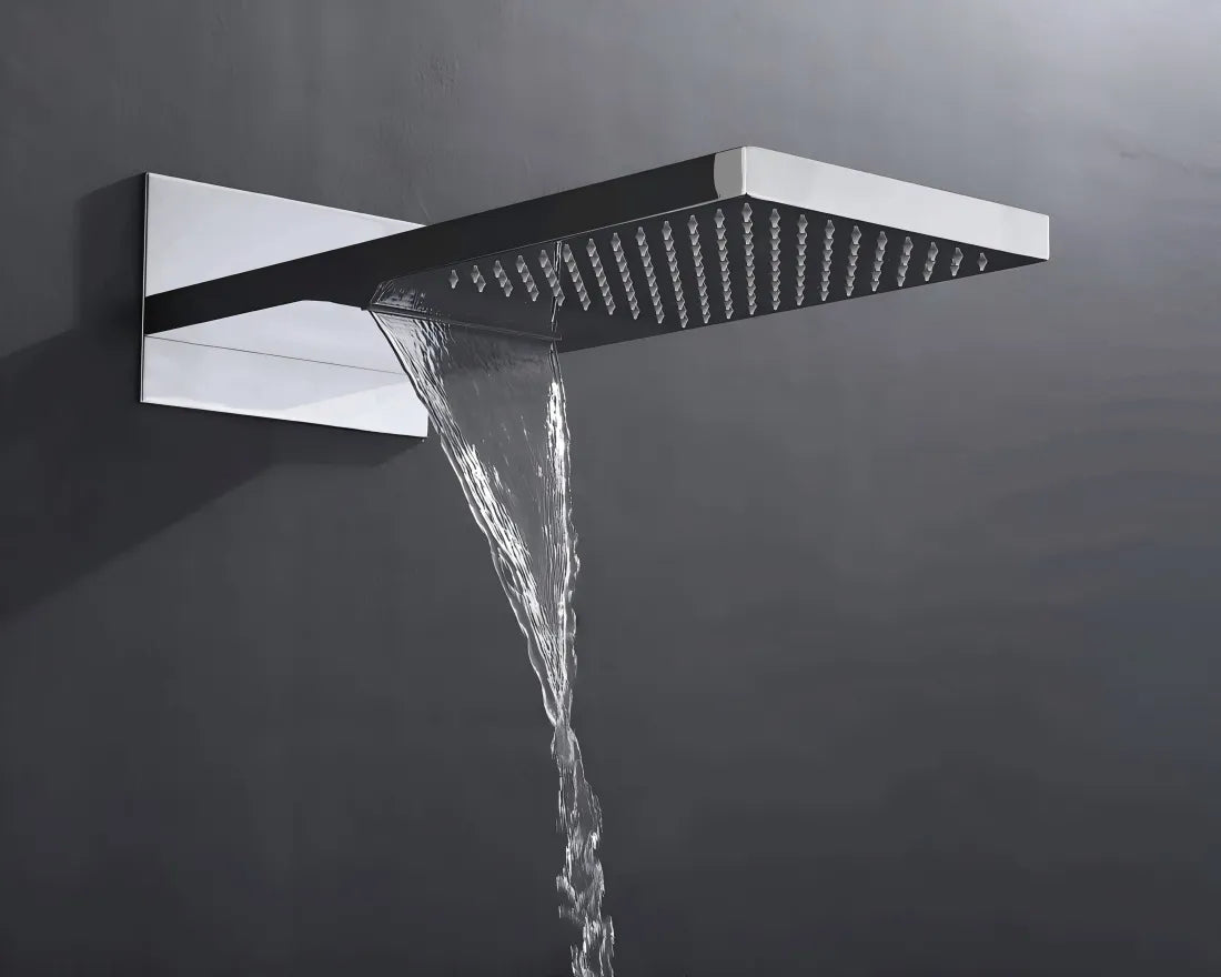 MAXTOR SHG2202 550x230mm 2-Function Wall-Mounted Rain & Waterfall Shower Head