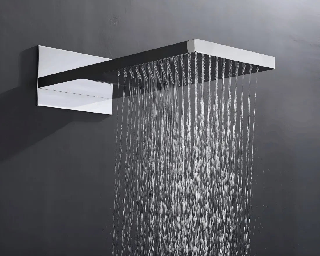 MAXTOR SHG2202 550x230mm 2-Function Wall-Mounted Rain & Waterfall Shower Head