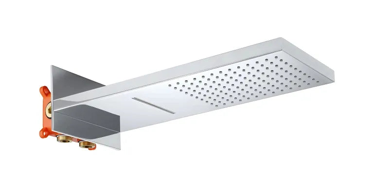 MAXTOR SHG2202 550x230mm 2-Function Wall-Mounted Rain & Waterfall Shower Head