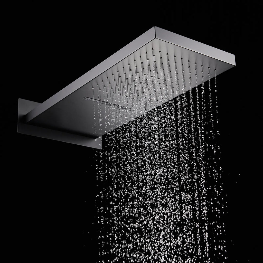 MAXTOR SHG2202 550x230mm 2-Function Wall-Mounted Rain & Waterfall Shower Head