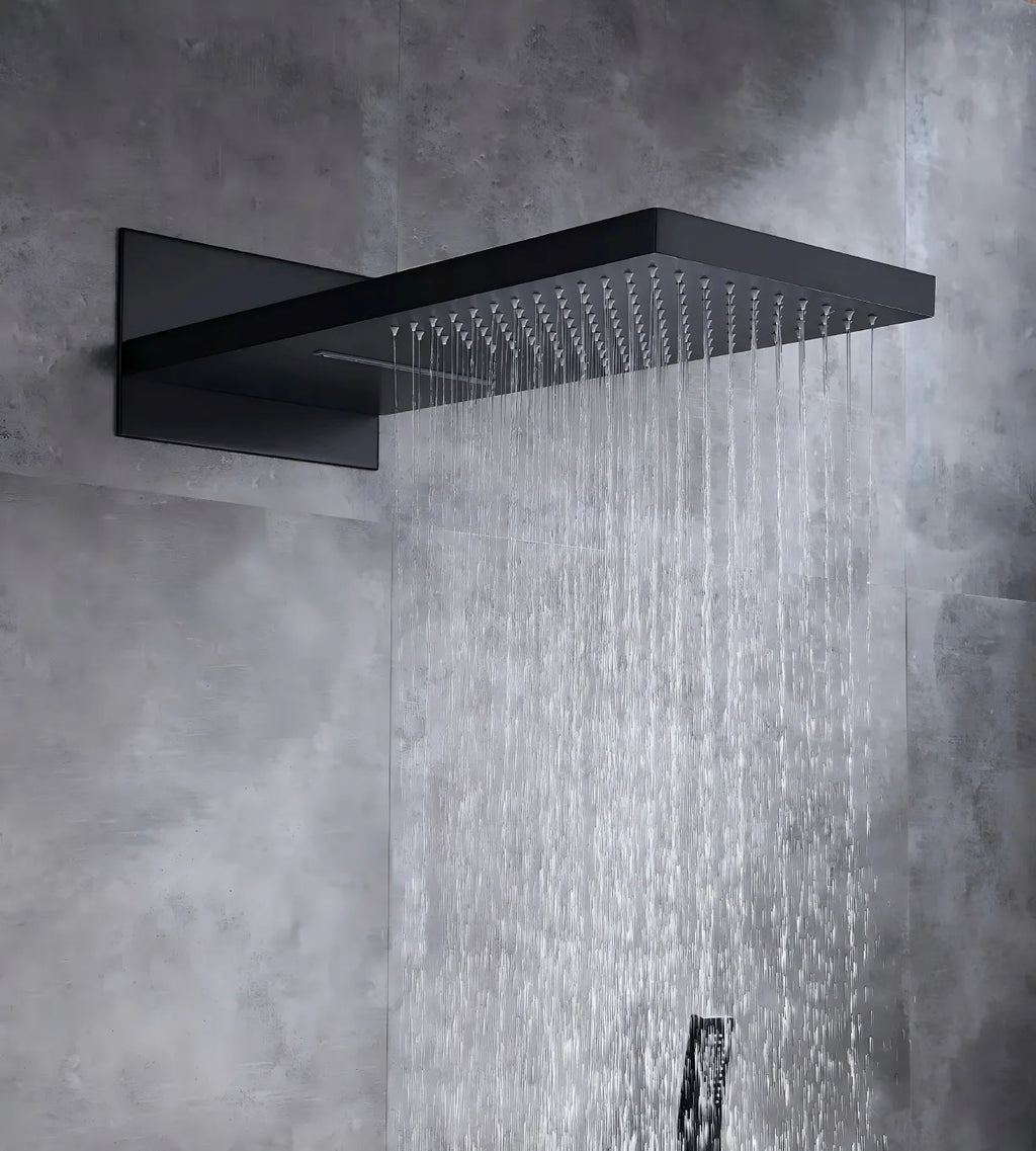 MAXTOR SHG2202 550x230mm 2-Function Wall-Mounted Rain & Waterfall Shower Head