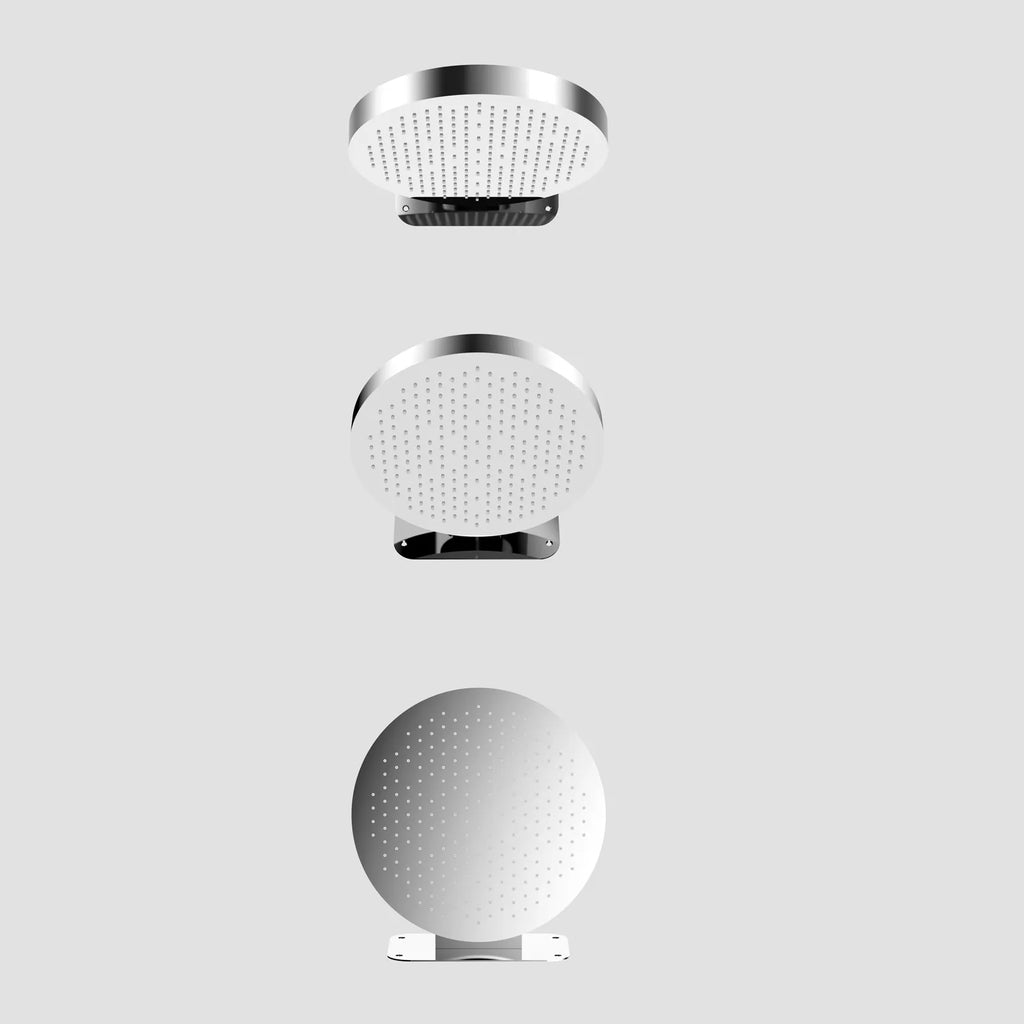 MAXTOR Round Single-Function Wall-Mounted Rain Shower Head-SHI0532 Chrome