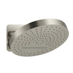 MAXTOR 2-Function Round Wall-Mounted Rain & Waterfall Shower Head-SHI0632 Brushed Nickel