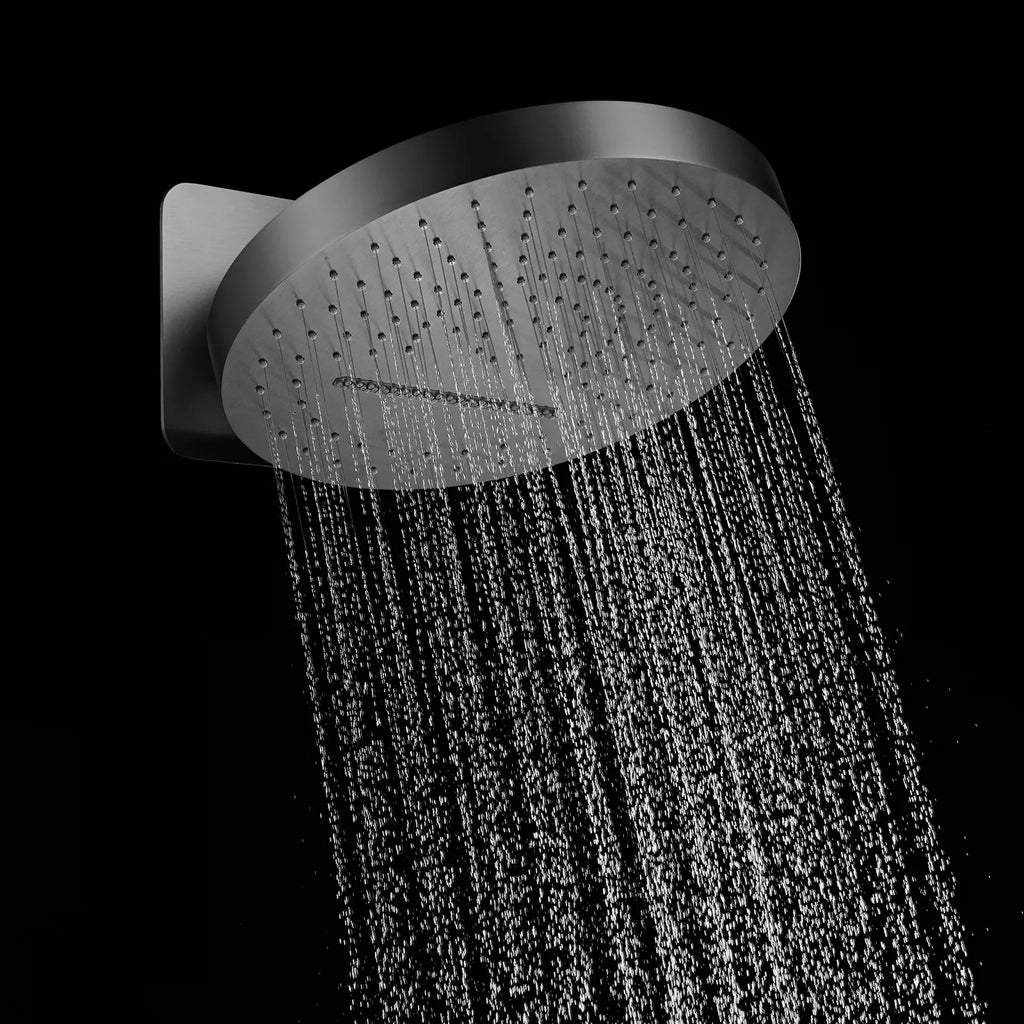 MAXTOR 2-Function Round Wall-Mounted Rain & Waterfall Shower Head-SHI0832
