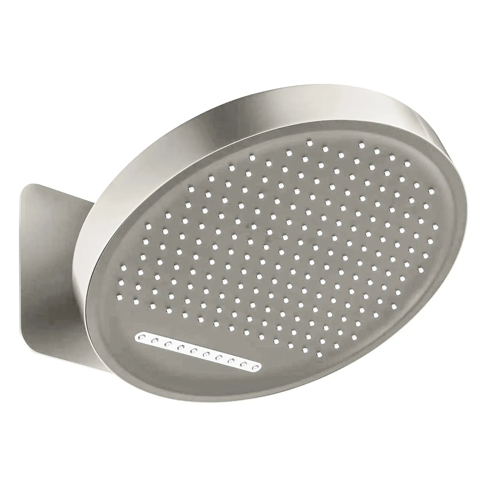 MAXTOR 2-Function Round Wall-Mounted Rain & Waterfall Shower Head-SHI0832 Brushed Nickel