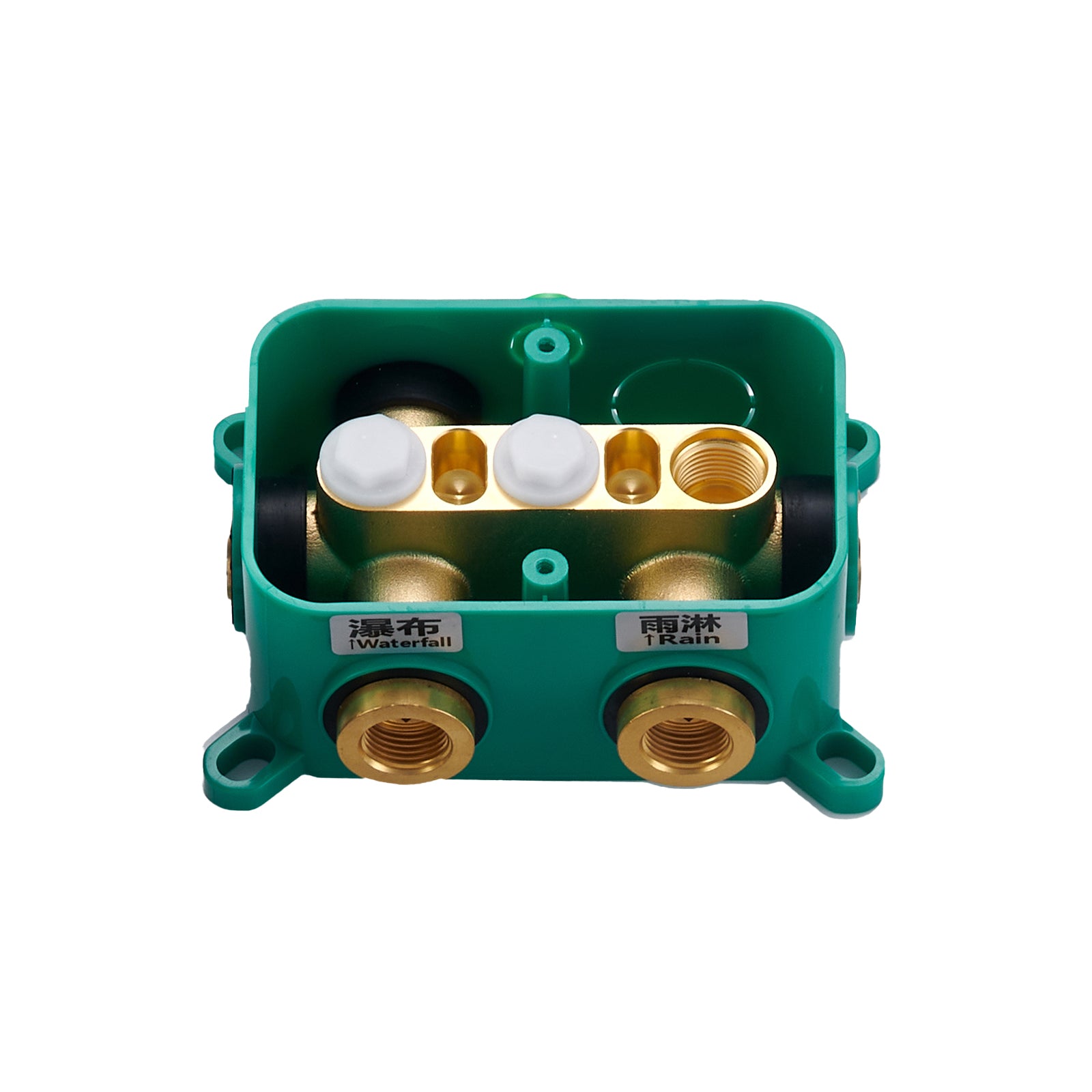 MAXTOR 2-Function Round Wall-Mounted Rain & Waterfall Shower Head-SHI0832