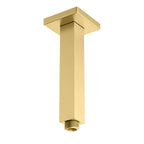 Square Ceiling Mounted Shower Arm – SUS304 Shower Arm – SSA1503 / SSA2003 / SSA2503 / SSA3003 Brushed Gold 150mm
