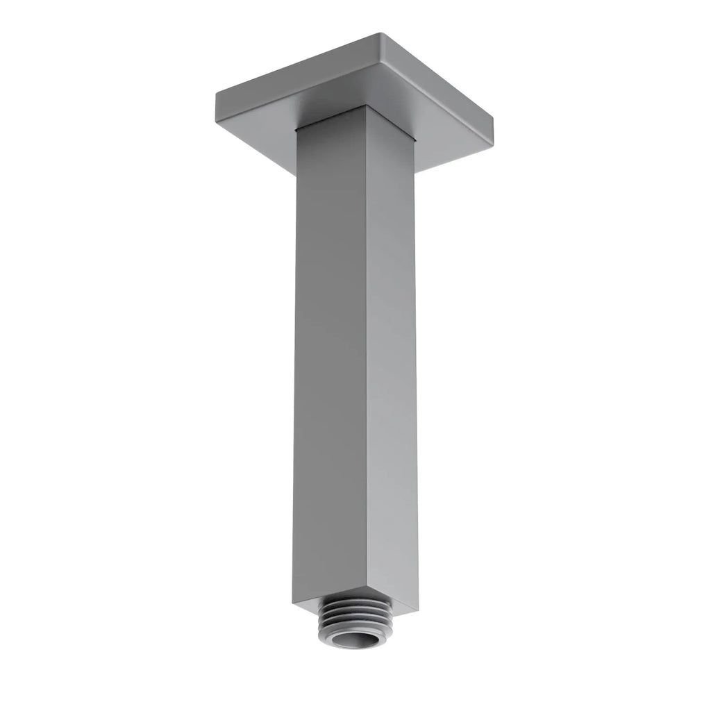 Square Ceiling Mounted Shower Arm – SUS304 Shower Arm – SSA1503 / SSA2003 / SSA2503 / SSA3003 Brushed Gun Metal 150mm