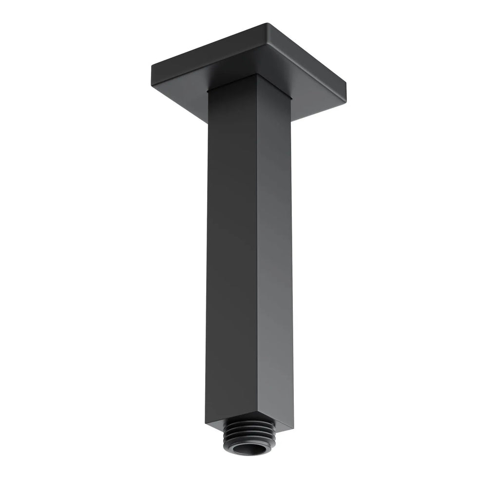 Square Ceiling Mounted Shower Arm – SUS304 Shower Arm – SSA1503 / SSA2003 / SSA2503 / SSA3003 Matte Black 150mm