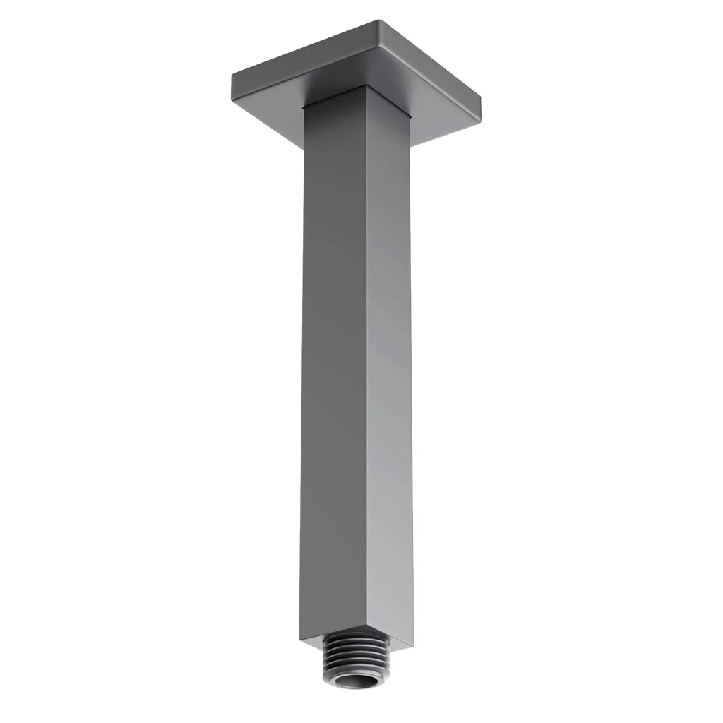 Square Ceiling Mounted Shower Arm – SUS304 Shower Arm – SSA1503 / SSA2003 / SSA2503 / SSA3003 Brushed Gun Metal 200mm