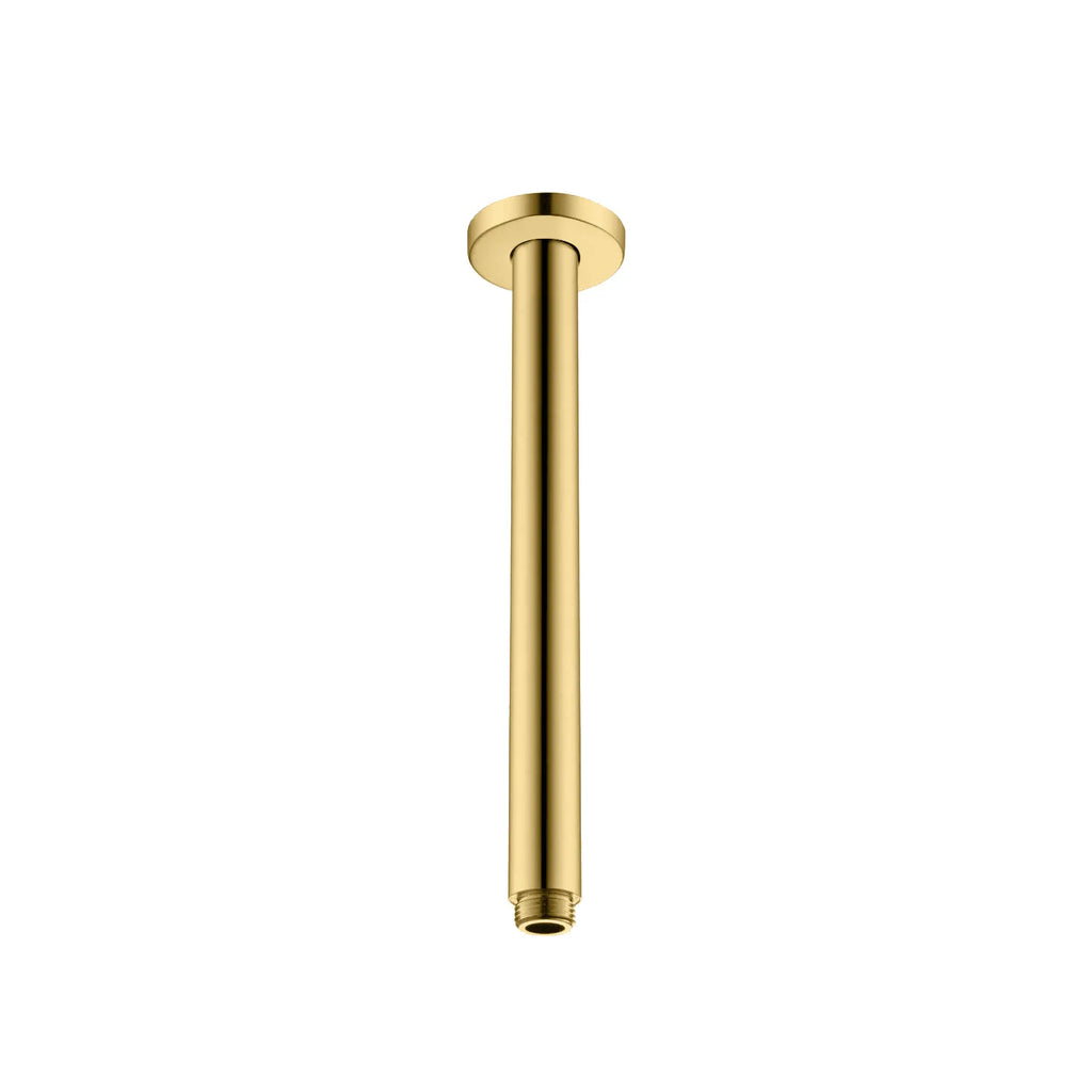 Ceiling Mounted Shower Arm – SUS304 Shower Arm – SSA1501 / SSA2001 / SSA2501 / SSA3001 Brushed Gold 250mm