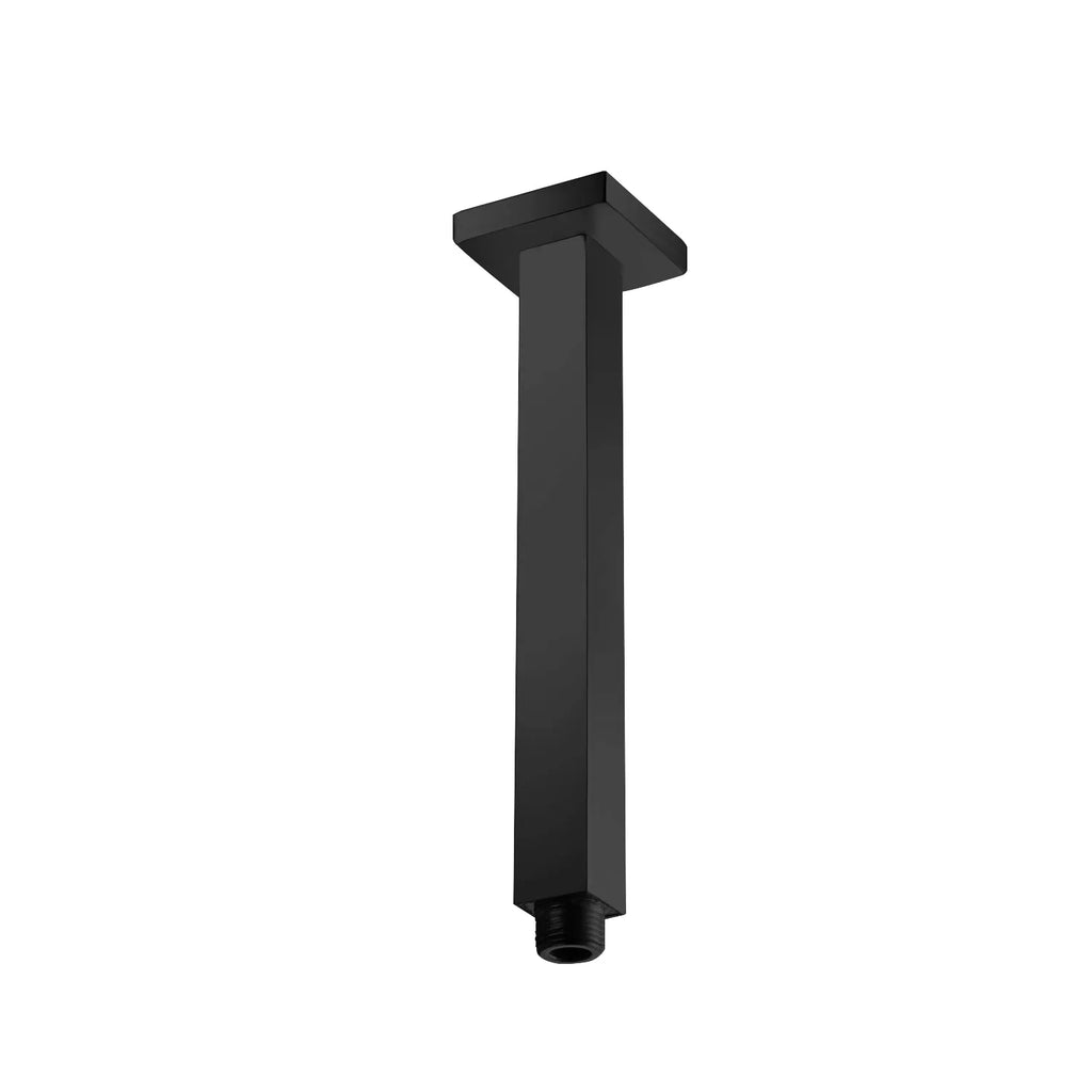 Square Ceiling Mounted Shower Arm – SUS304 Shower Arm – SSA1503 / SSA2003 / SSA2503 / SSA3003 Matte Black 250mm