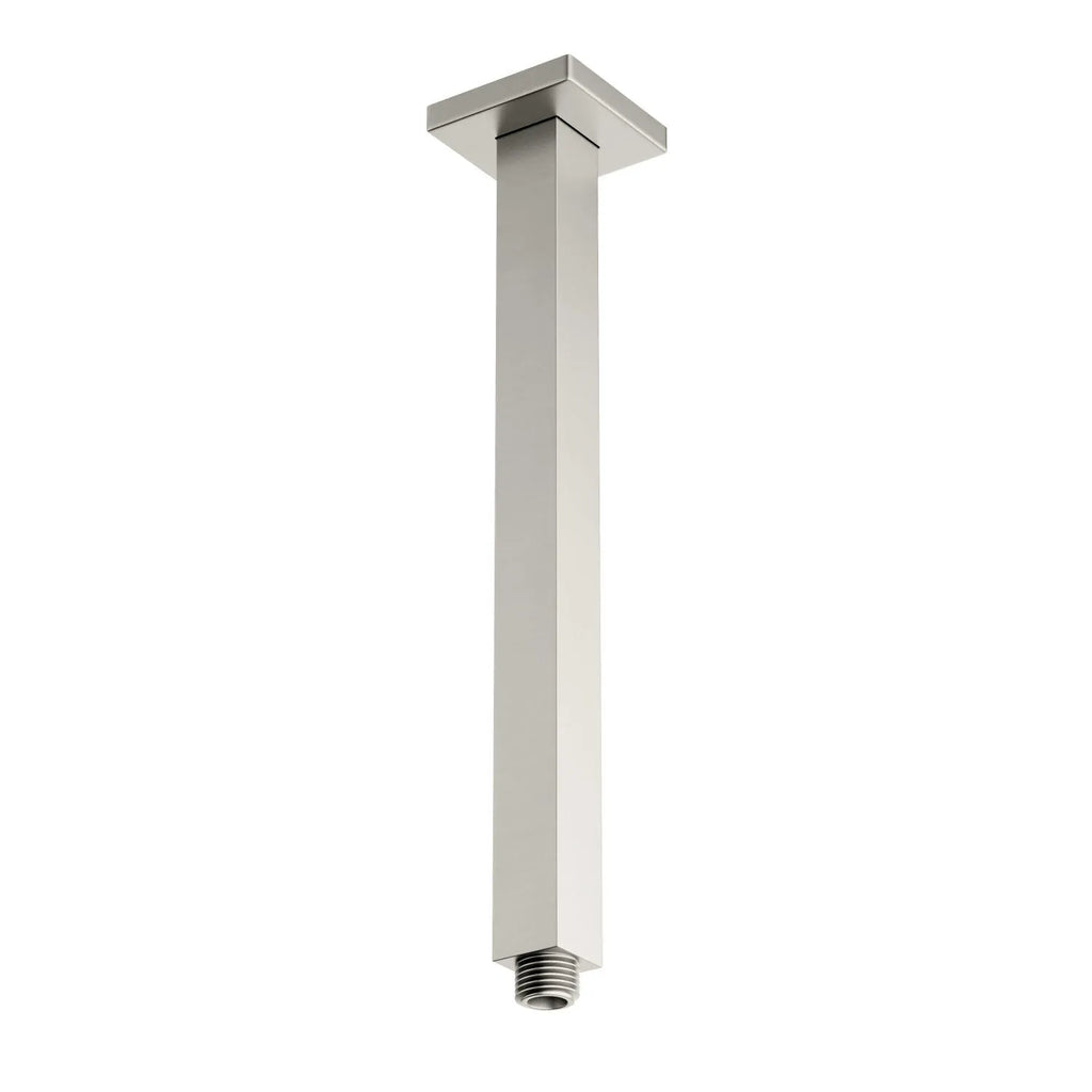 Square Ceiling Mounted Shower Arm – SUS304 Shower Arm – SSA1503 / SSA2003 / SSA2503 / SSA3003 Brushed Nickel 300mm