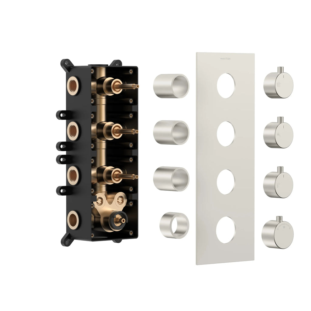 Modern Thermostatic Wall-concealed Shower Faucet Set AH513400
