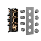 Modern Thermostatic Wall-concealed Shower Faucet Set AH513400