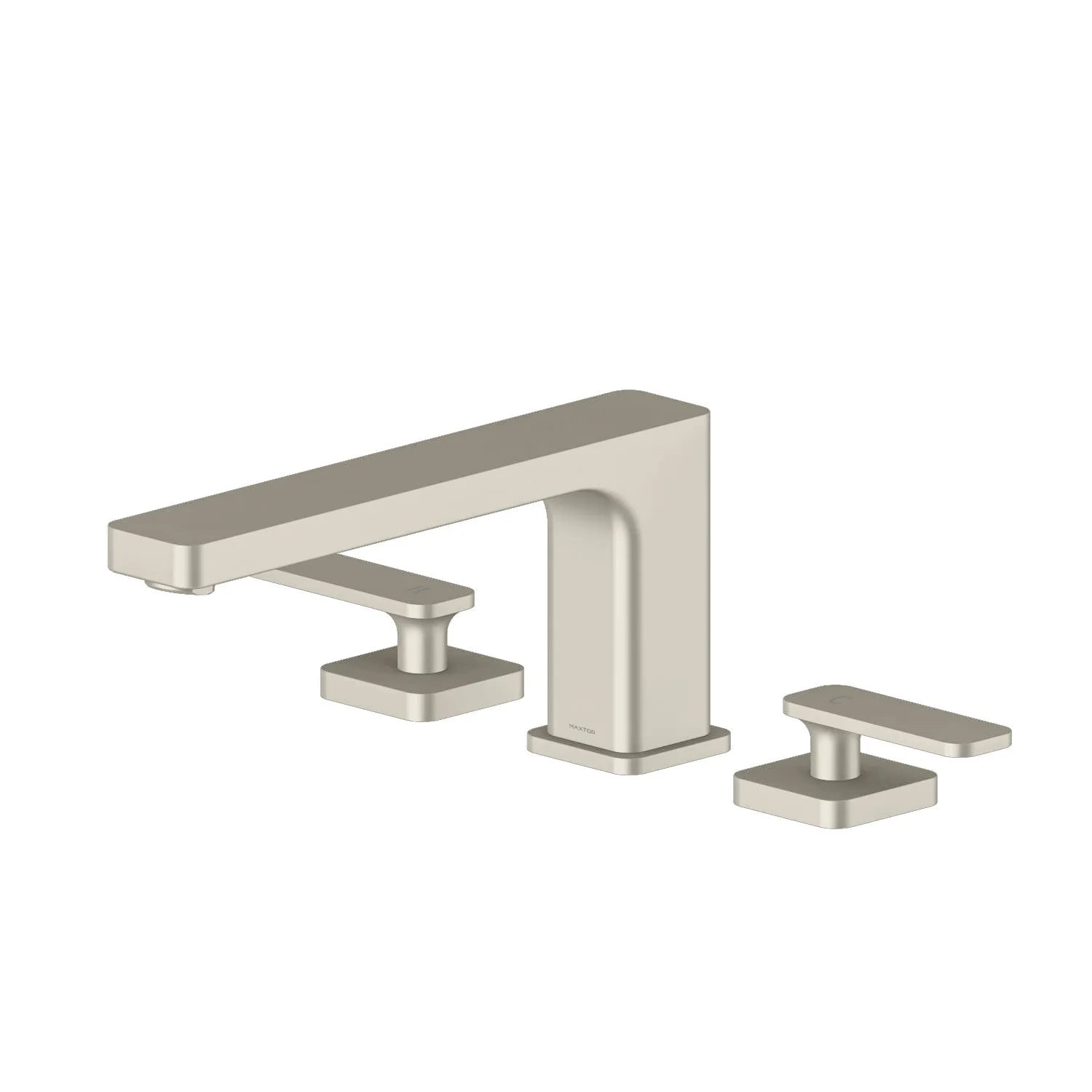 Two-Handle DECO Mount Bathroom Basin or Bathtub Faucet -TF020001 Brushed Nickel